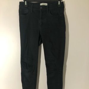 Madewell Roadtripper Black Denim